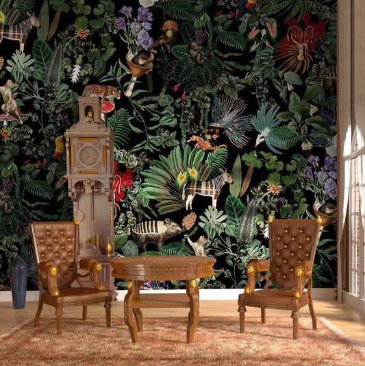 Brasil, A Fascinating Colorful Tropical Wallpaper, Customised