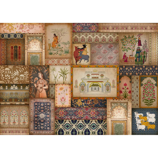 Kahani, Indian Art Theme Wallpaper, Customised