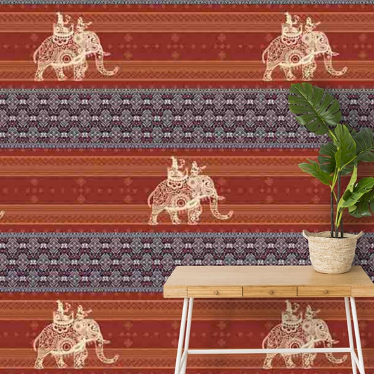 Customised Fabric Look Wallpaper