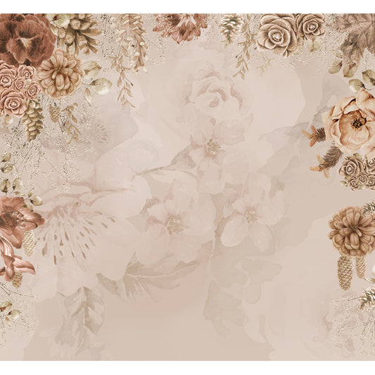 Timeless Elegance: Vintage Hanging Floral Luxury Wallpaper