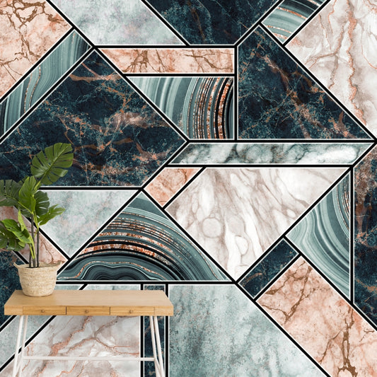 Modern Marble Pattern Wallpaper for Rooms