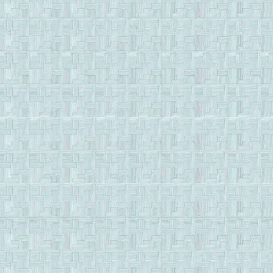 Traces Design Wallpaper Roll in Sea Blue Color For Rooms