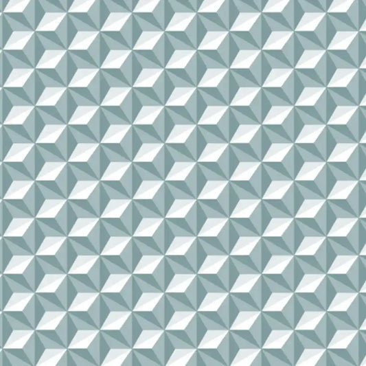 Prism 3D Wallpaper for Walls in Light Green Colors for rooms