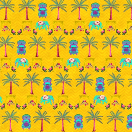 Quirky Indian Pop Art Wallpaper