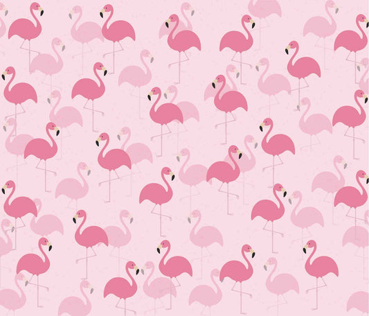 Pink Flamingo Motifs for kids room