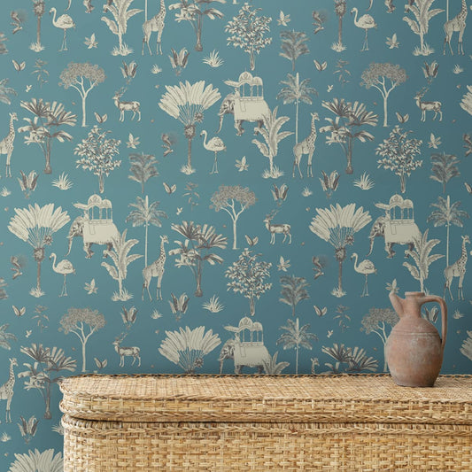 Itihaas, Indian Theme Room Wallpaper, Customised