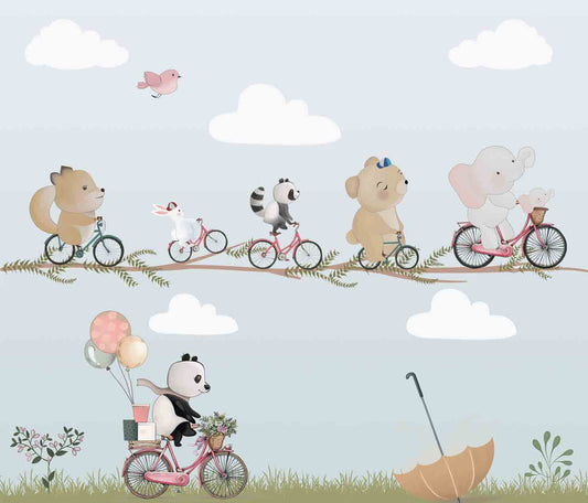 Cute Animals Print Wallpaper Design, Customised