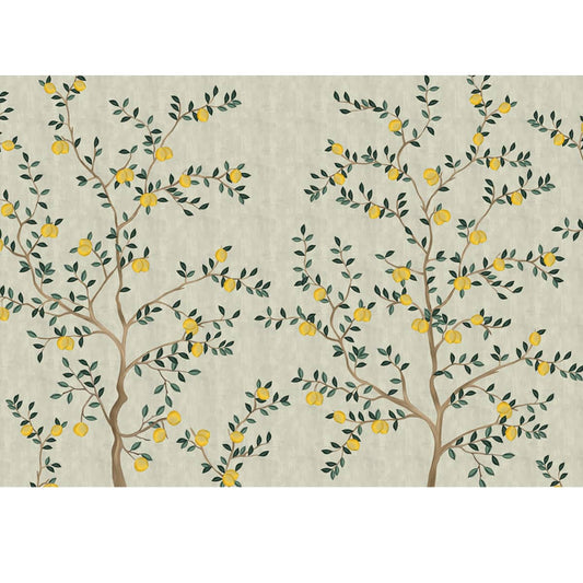 Chinoiserie Lemons, Customised Wallpaper for Walls