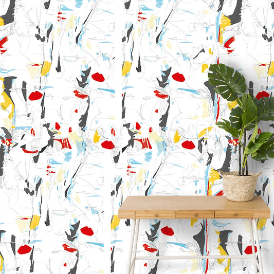 Abstract Modern Art Wallpaper, Customised for Homes