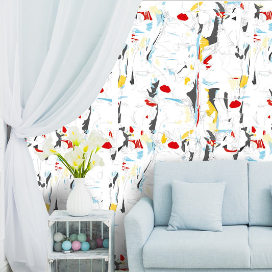 Abstract Modern Art Wallpaper, Customised for Homes