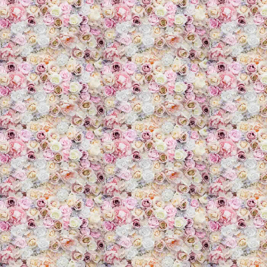 Pink Roses Wallpaper for Homes, Repeat Pattern