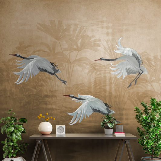 Musafir, Beautiful Cranes Wallpaper