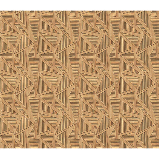 3D Wooden Looks Geometric Panels for Room Walls, Customised