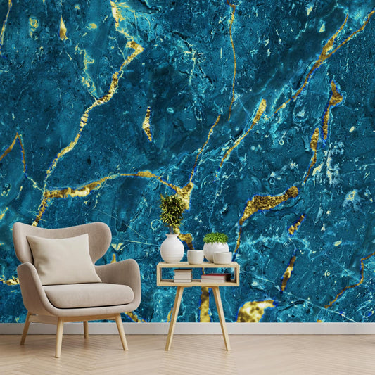 Natural Onyx Look Marble Wallpaper for Walls, Customised