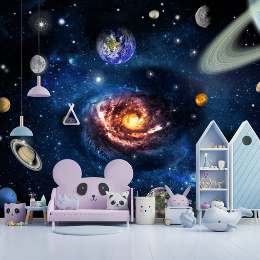 Space Wallpaper for Room Ceilings, Galaxy Theme