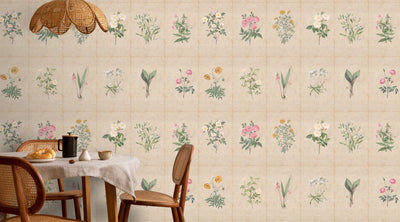 Floral Wallpaper for Dining room by Life n Colors