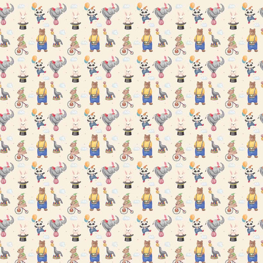 Funland Adventure Park, Kids room wallpaper, Cream