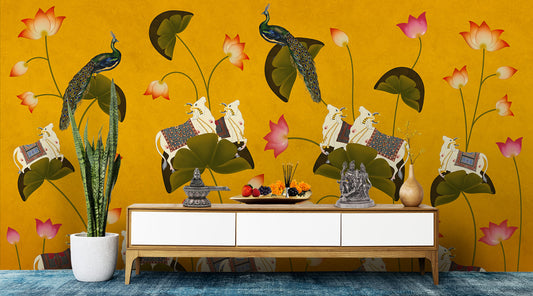 Unveiling India's Rich Heritage Through Exquisite Wallpaper Designs