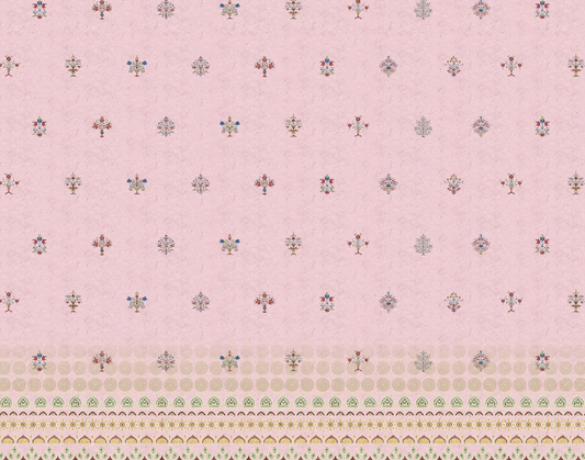 Shop Pink Indian Motif Wallpaper for Bedrooms